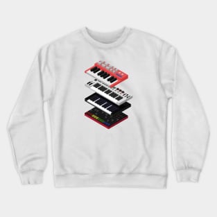 Synth Kit +Drum Machine Crewneck Sweatshirt